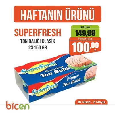 Süpermarketler fırsatları | Biçen Market katalog de Biçen Market | 01.05.2024 - 15.05.2024
