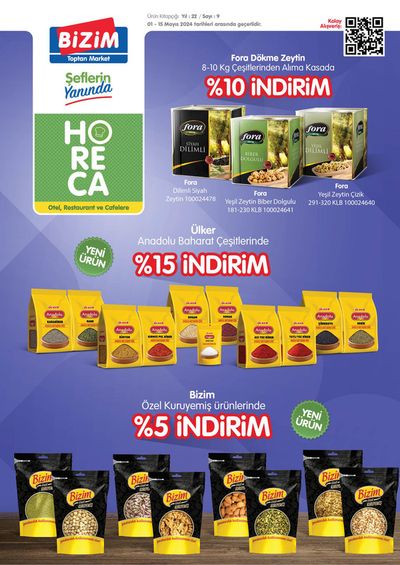 Süpermarketler fırsatları, Nusaybin | Bizim Toptan katalog de Bizim Toptan | 01.05.2024 - 15.05.2024