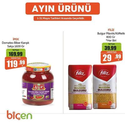 Süpermarketler fırsatları | AYIN URUNU de Biçen Market | 03.05.2024 - 17.05.2024