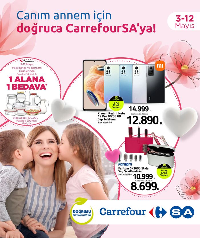CarrefourSA kataloğu, Antalya | Canim annem için dogruca CarrefourSA'ya! | 03.05.2024 - 12.05.2024