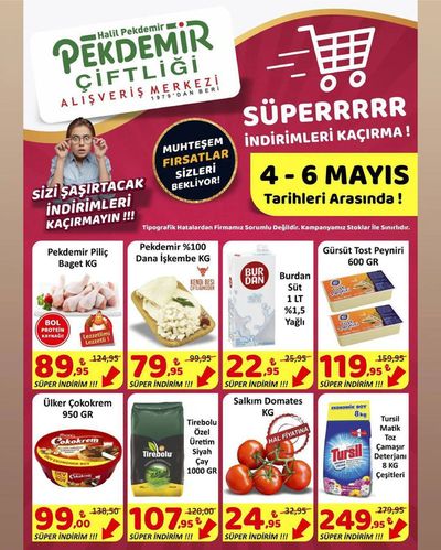 Süpermarketler fırsatları, Kale (Afyonkarahisar) | Pekdemir katalog de Pekdemir | 04.05.2024 - 18.05.2024