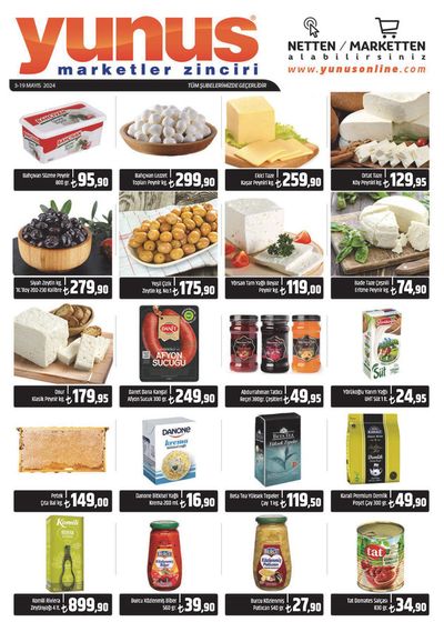 Süpermarketler fırsatları, Kırşehir | Yunus Market katalog de Yunus Market | 04.05.2024 - 18.05.2024
