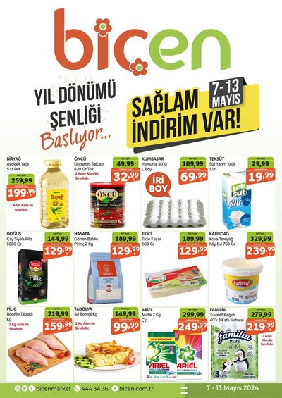 Biçen Market kataloğu, İstanbul | SAGLAM INDIRIM VAR! | 07.05.2024 - 21.05.2024