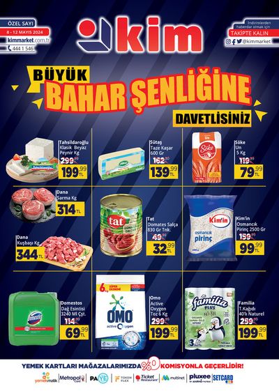 Süpermarketler fırsatları, İstanbul | BÜYÜK BAHAR SENLIGINE de Kim Market | 08.05.2024 - 22.05.2024