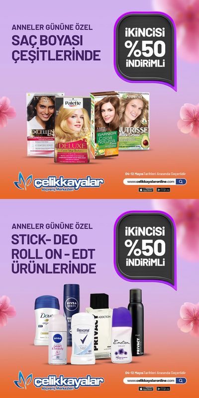 Süpermarketler fırsatları, Gölköy (Ordu) | iKiNCiSi %50 iNDiRiMLi de Çelikkayalar | 08.05.2024 - 12.05.2024