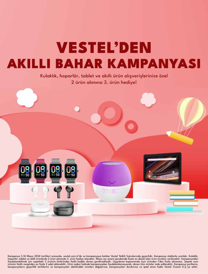 Vestel kataloğu, Adana | Mobil ve Akıllı Ürünler | 09.05.2024 - 23.05.2024