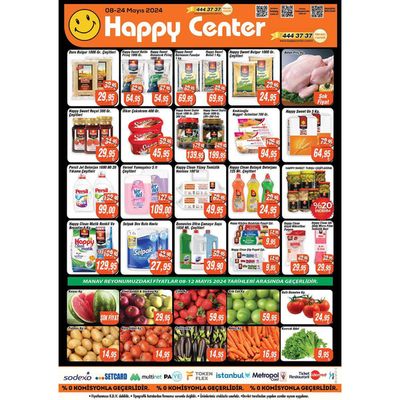 Süpermarketler fırsatları, Bursa | Happy Center katalog de Happy Center | 09.05.2024 - 23.05.2024