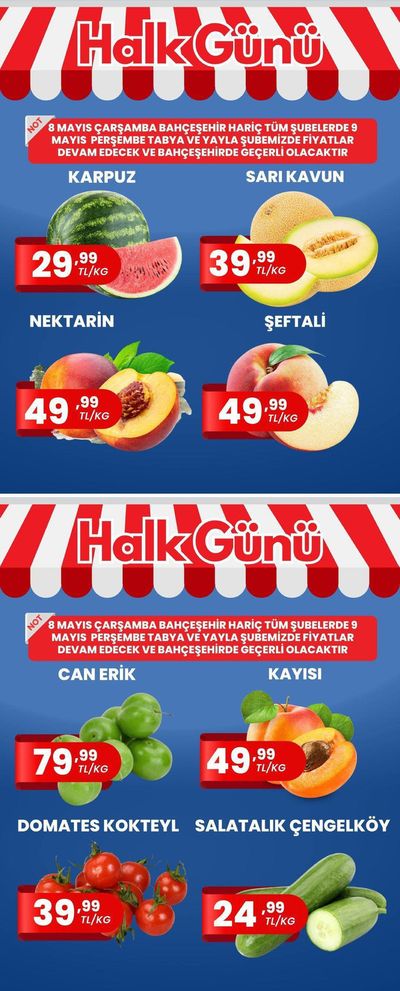 Süpermarketler fırsatları, Süleymanpaşa | Haftalık Broşür de Grup Gökkuşağı | 09.05.2024 - 23.05.2024