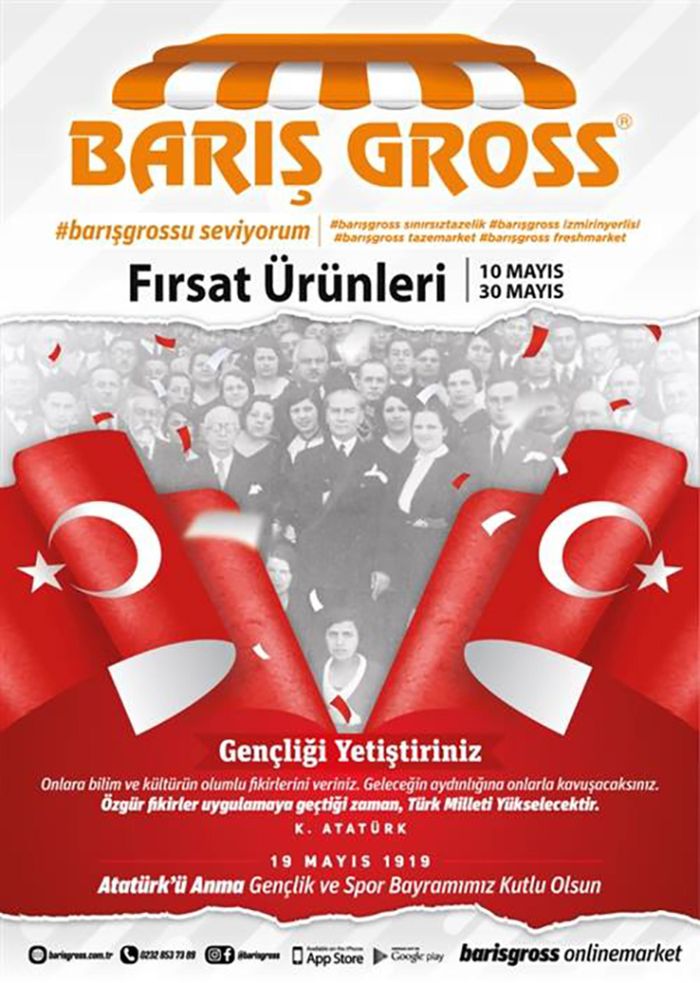 Barış Gross Market kataloğu, İzmir | FIRSAT ÜRÜNLERİ | 10.05.2024 - 30.05.2024