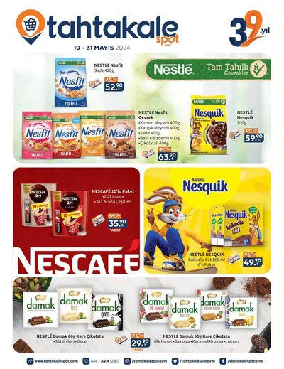 Süpermarketler fırsatları, Duacı | Tahtakale Spot Nestle de Tahtakale Spot | 12.05.2024 - 26.05.2024