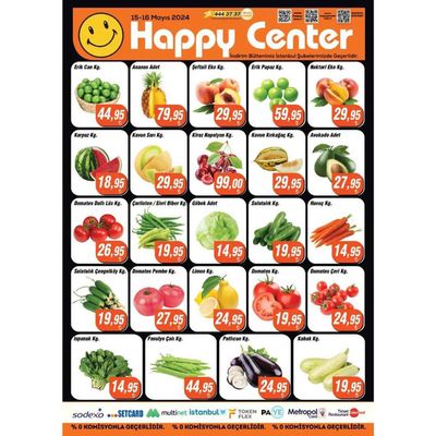 Happy Center kataloğu, Şamlar (İstanbul) | Haftalık Broşür | 15.05.2024 - 29.05.2024