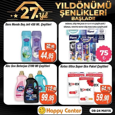 Süpermarketler fırsatları, Bursa | YILDÖNÜMÜ SENLiKLERi BASLADI! de Happy Center | 15.05.2024 - 29.05.2024
