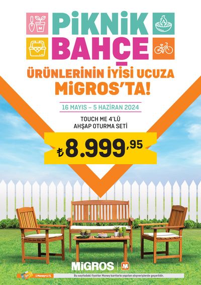 Migros kataloğu, Antalya | PiKNiK BAHCE | 16.05.2024 - 05.06.2024