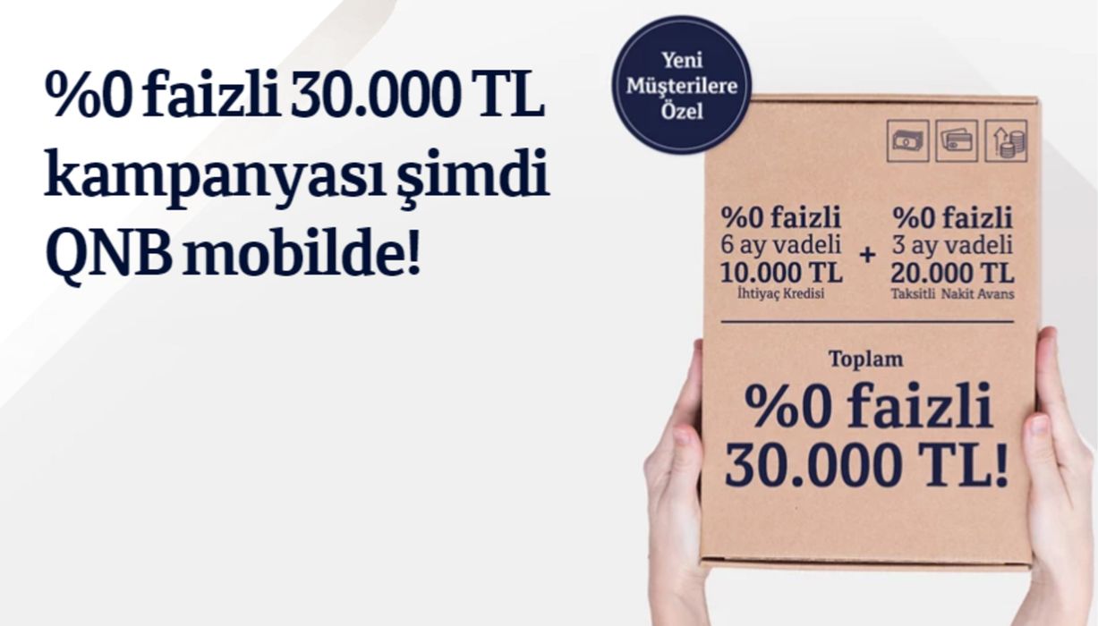 Finansbank kataloğu, İstanbul | %0 faizli 30.000 TL kampanyasi simdi QNB mobilde! | 16.05.2024 - 30.05.2024