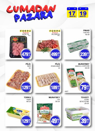 Süpermarketler fırsatları, Göynüklü | Cuma'dan Pazar'a de Furpa | 16.05.2024 - 30.05.2024