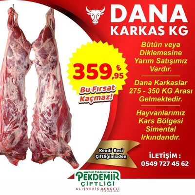Süpermarketler fırsatları, Başkarcı | DANA KARKAS KG de Pekdemir | 17.05.2024 - 31.05.2024
