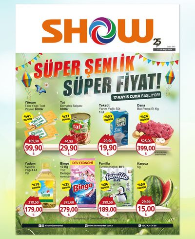 Show Market kataloğu, Kumköy (İstanbul) | Super Senlik Super Fiyat | 17.05.2024 - 31.05.2024
