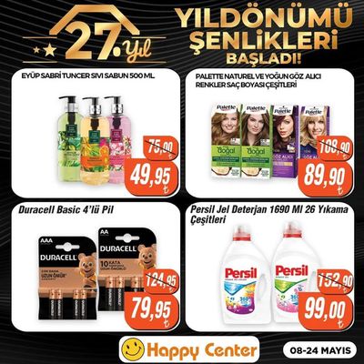 Süpermarketler fırsatları, Erdek | Happy Center katalog de Happy Center | 17.05.2024 - 31.05.2024