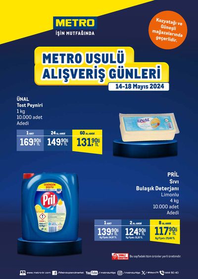 Metro kataloğu, İncesu (Kayseri) | Metro Usulü Alışveriş Günleri | 17.05.2024 - 18.05.2024