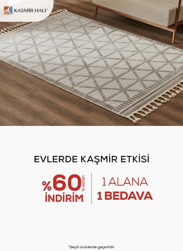 Kaşmir Halı kataloğu, Bursa | %60 Indirim | 20.05.2024 - 26.05.2024