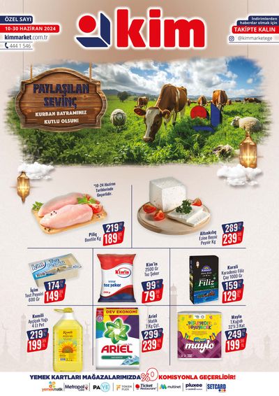 Süpermarketler fırsatları | KURBAN BAYRAMINIZ KUTLU OLSUNI de Kim Market | 10.07.2024 - 30.07.2024