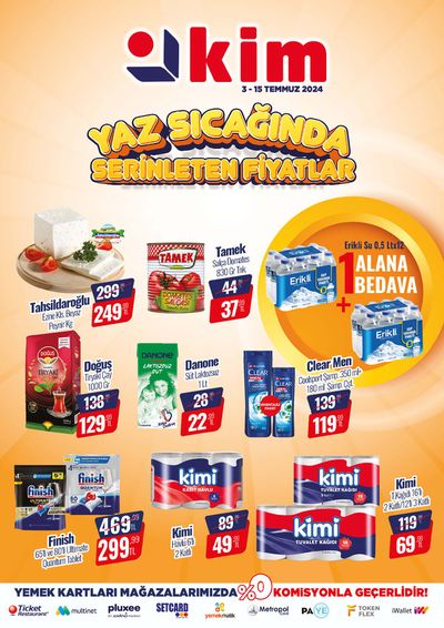 Süpermarketler fırsatları, İstanbul | Özel fırsatlar de Kim Market | 03.08.2024 - 15.08.2024