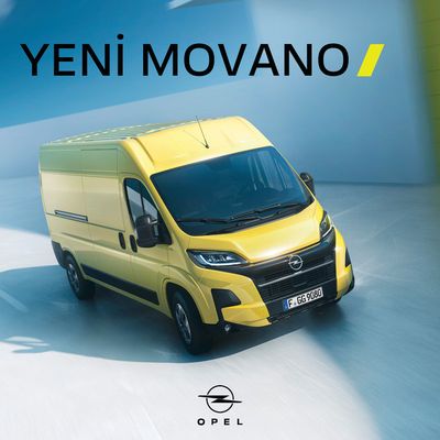 Araba ve Motorsiklet fırsatları, Antalya | Opel Yeni Movano de Opel | 14.07.2024 - 28.07.2024