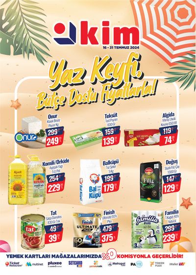 Süpermarketler fırsatları | Kim Market katalog de Kim Market | 16.08.2024 - 31.08.2024