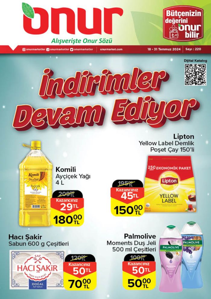 Onur Market kataloğu, İstanbul | Onur Market Katalog | 18.07.2024 - 01.08.2024