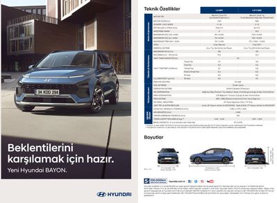 Hyundai kataloğu | Hyundai Yeni BAYON | 18.07.2024 - 18.07.2025