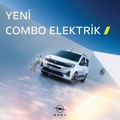 Araba ve Motorsiklet fırsatları, Kayseri | Opel Yeni Combo Elektrik de Opel | 24.07.2024 - 07.08.2024