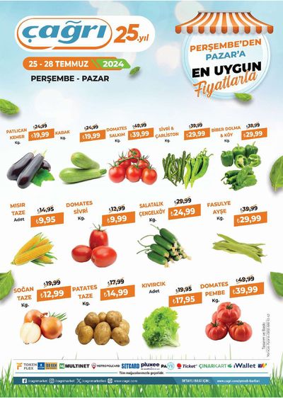 Çağrı Market kataloğu, İzmit | Perşembe'den Pazar'a En Uygun Fiyatlarla ! | 24.07.2024 - 28.07.2024