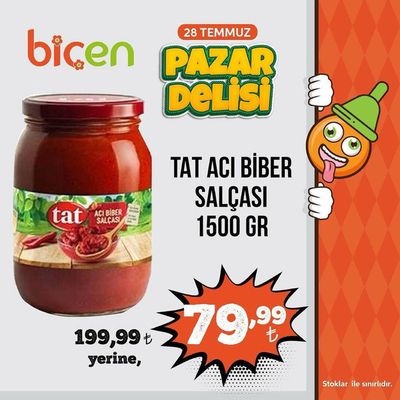 Süpermarketler fırsatları, İstanbul | Seçili ürünlerde harika indirimler de Biçen Market | 26.07.2024 - 09.08.2024