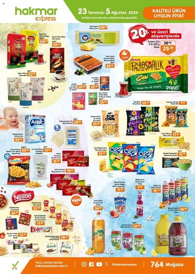 Süpermarketler fırsatları, İzmit | Seçili ürünlerde harika indirimler de Hakmar Express | 23.07.2024 - 05.08.2024