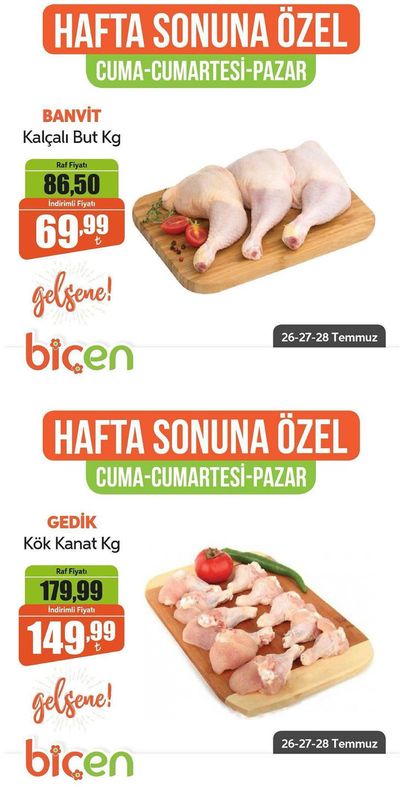 Süpermarketler fırsatları, İstanbul | Sizin için en iyi fırsatlarımız de Biçen Market | 27.07.2024 - 10.08.2024