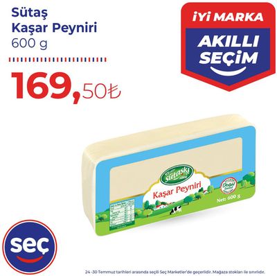 Süpermarketler fırsatları, Muratpaşa | Fırsat avcıları için teklifler de Seç Market | 27.07.2024 - 10.08.2024