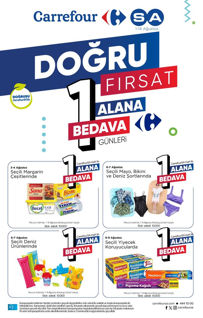 CarrefourSA kataloğu, Muğla | Kataloglar CarrefourSA | 01.08.2024 - 14.08.2024