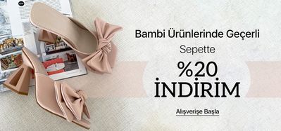 Giyim, Ayakkabı ve Aksesuarlar fırsatları, Isparta | %20 Indirim de Bambi Ayakkabı | 12.09.2024 - 26.09.2024