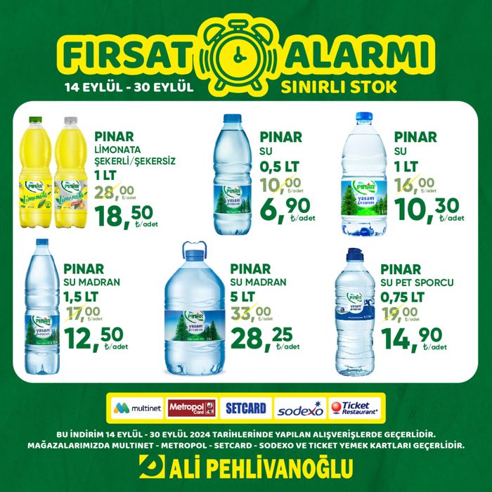 Ali Pehlivanoğlu kataloğu, Marmaris | Firsat Alarmi | 16.09.2024 - 30.09.2024