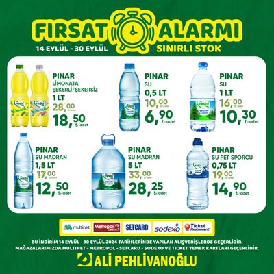 Ali Pehlivanoğlu kataloğu, Bozyurt | Firsat Alarmi | 16.09.2024 - 30.09.2024