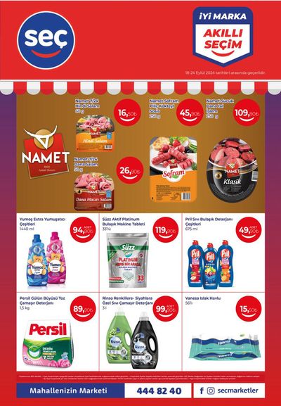 Seç Market kataloğu, Gömeç | Seç Market katalog | 19.09.2024 - 03.10.2024