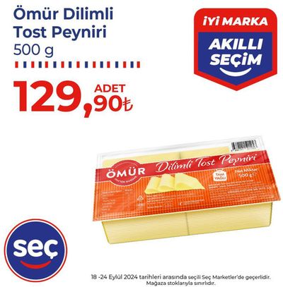 Süpermarketler fırsatları, Selçuklu | Seçili ürünlerde harika indirimler de Seç Market | 20.09.2024 - 04.10.2024