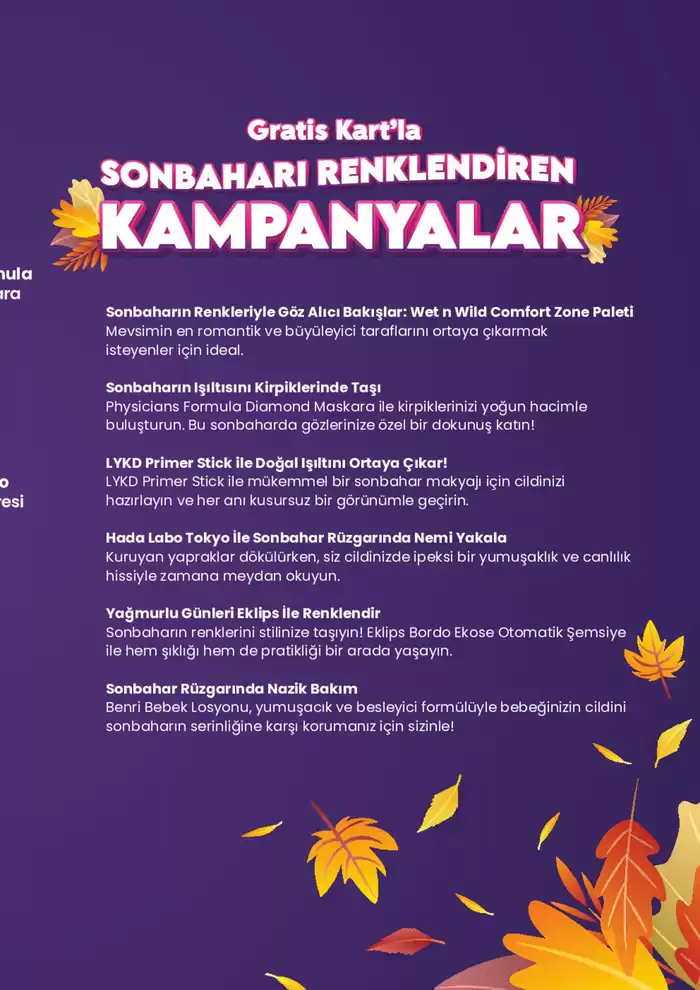 Gratis kataloğu, Konak | Ekim 2024 İndirim Kataloğu | 01.10.2024 - 31.10.2024