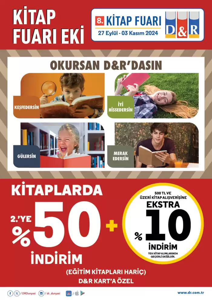 D&R kataloğu, Ankara | Kitap Fuari Eki | 04.10.2024 - 03.11.2024