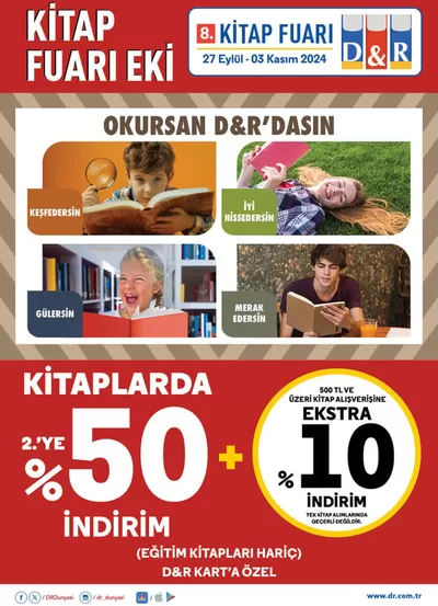 Oyuncak ve Bebek fırsatları | Kitap Fuari Eki de D&R | 04.10.2024 - 03.11.2024