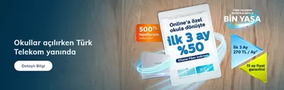 Teknoloji ve Beyaz Eşya fırsatları | Okullar açılırken Türk Telekom yanında de Türk Telekom | 11.10.2024 - 25.10.2024