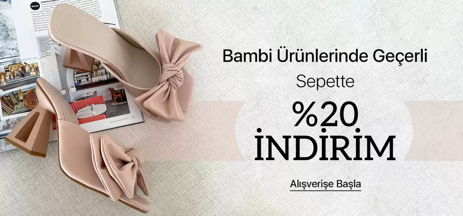 Bambi Ayakkabı kataloğu, İzmir | %20 Indirim | 14.10.2024 - 28.10.2024