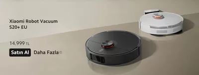 Teknoloji ve Beyaz Eşya fırsatları, Odunpazarı | Xiaomi Robot Vacuum S20+ EU de Xiaomi | 14.10.2024 - 28.10.2024