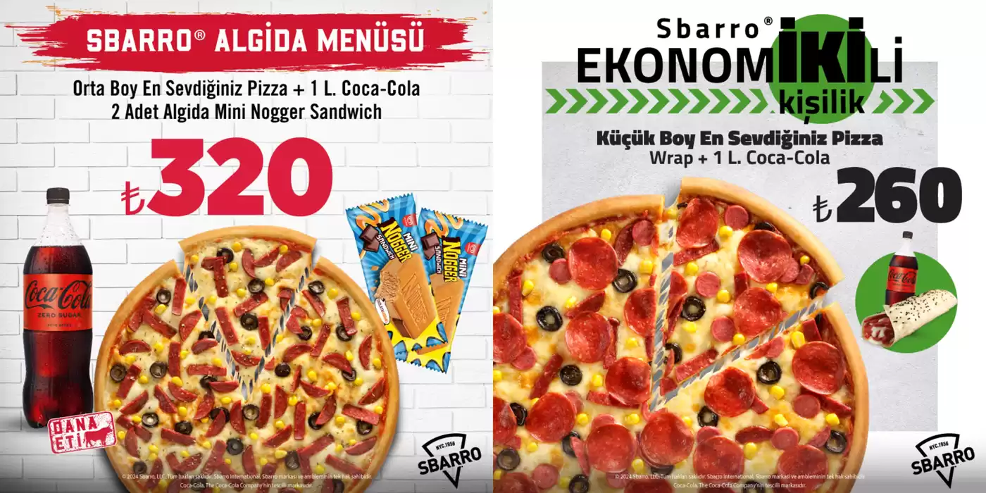 Sbarro kataloğu, İzmir | Sbarro Kampanyalar | 16.10.2024 - 30.10.2024