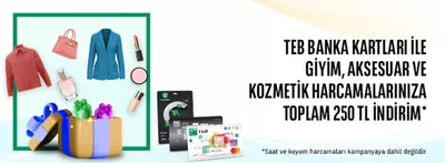 Bankalar fırsatları, Nilüfer | 250TL INDIRIM de Türk Ekonomi Bankası | 16.10.2024 - 31.10.2024